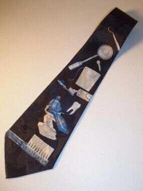 Dental Tools Dentist Tie A. Rogers Executive Necktie -1215T20